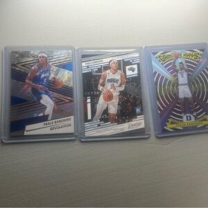 3 card Paolo Banchero Lot (Includes two Rookie Cards!)